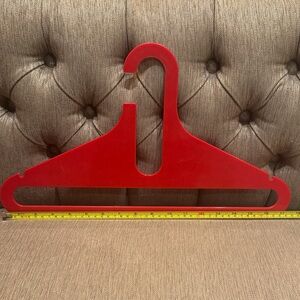 Sleek Red Wall Decor Hook
